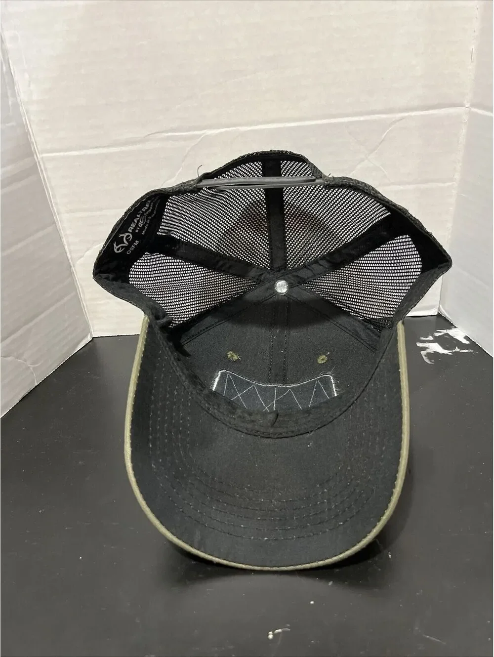 Real Tree Mule Whitetail Deer Buck Rack Mesh SnapBack Baseball Cap